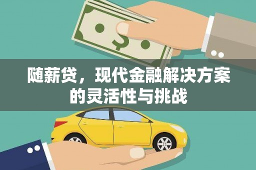 浉河随薪贷，现代金融解决方案的灵活性与挑战
