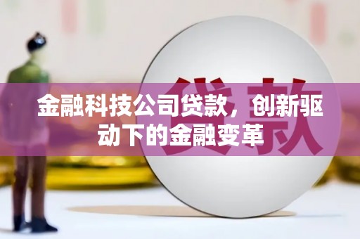 浉河金融科技公司贷款，创新驱动下的金融变革