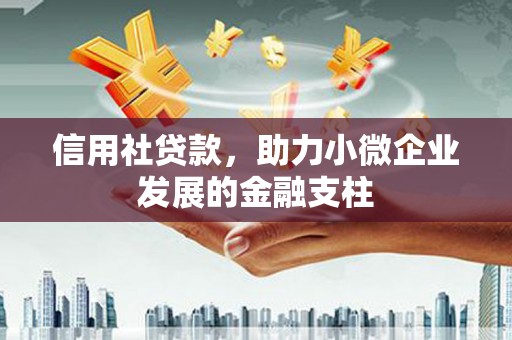 浉河信用社贷款，助力小微企业发展的金融支柱
