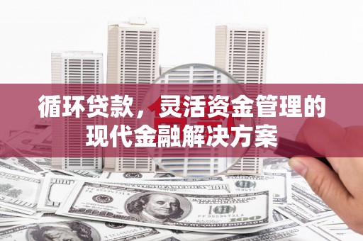 浉河循环贷款，灵活资金管理的现代金融解决方案
