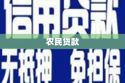 浉河农民贷款