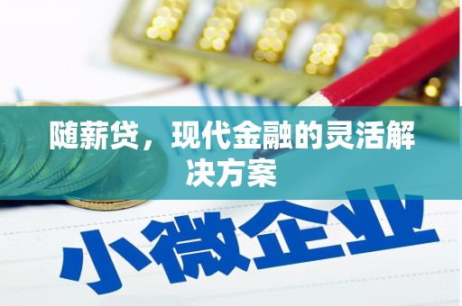 浉河随薪贷，现代金融的灵活解决方案