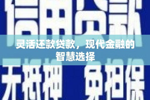浉河灵活还款贷款，现代金融的智慧选择
