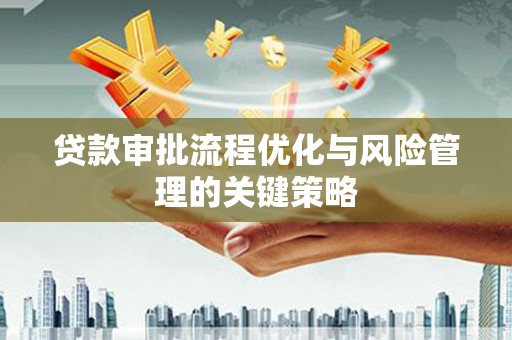 浉河贷款审批流程优化与风险管理的关键策略
