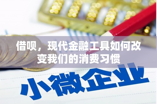 浉河借呗，现代金融工具如何改变我们的消费习惯