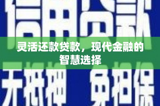 浉河灵活还款贷款，现代金融的智慧选择