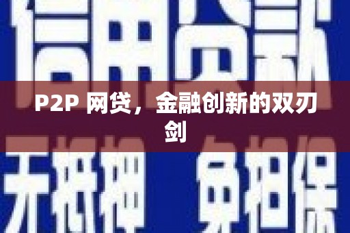 浉河P2P 网贷，金融创新的双刃剑