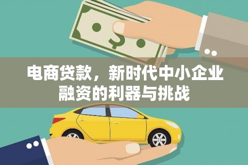 浉河电商贷款，新时代中小企业融资的利器与挑战