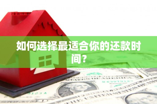 浉河如何选择最适合你的还款时间？
