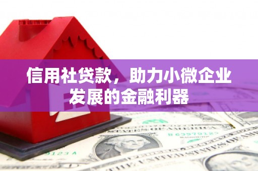 浉河信用社贷款，助力小微企业发展的金融利器