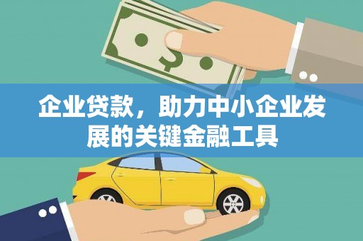 浉河企业贷款，助力中小企业发展的关键金融工具