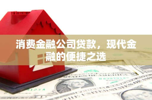 浉河消费金融公司贷款，现代金融的便捷之选