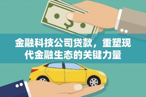 浉河金融科技公司贷款，重塑现代金融生态的关键力量