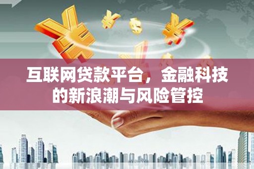 浉河互联网贷款平台，金融科技的新浪潮与风险管控
