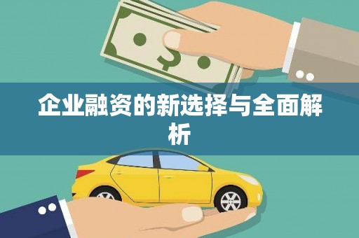 浉河企业融资的新选择与全面解析
