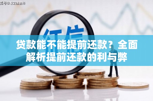 浉河贷款能不能提前还款？全面解析提前还款的利与弊