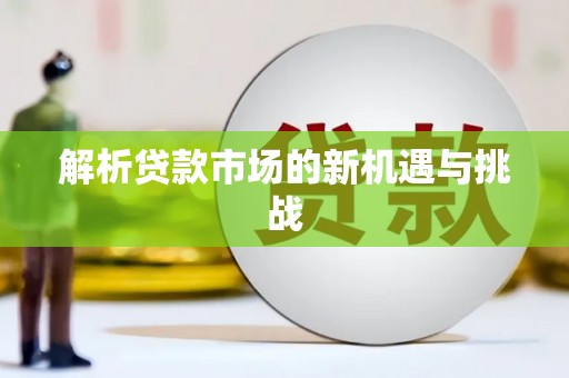 浉河解析贷款市场的新机遇与挑战
