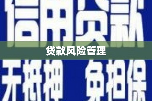 浉河贷款风险管理